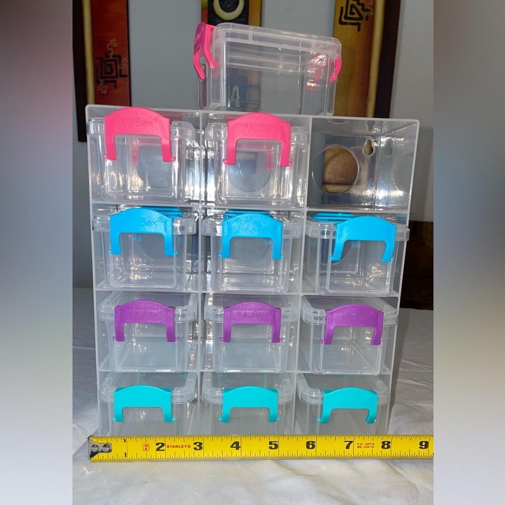 SET OF 12 MINI STORAGES NEVER USED - Picture 4 of 8